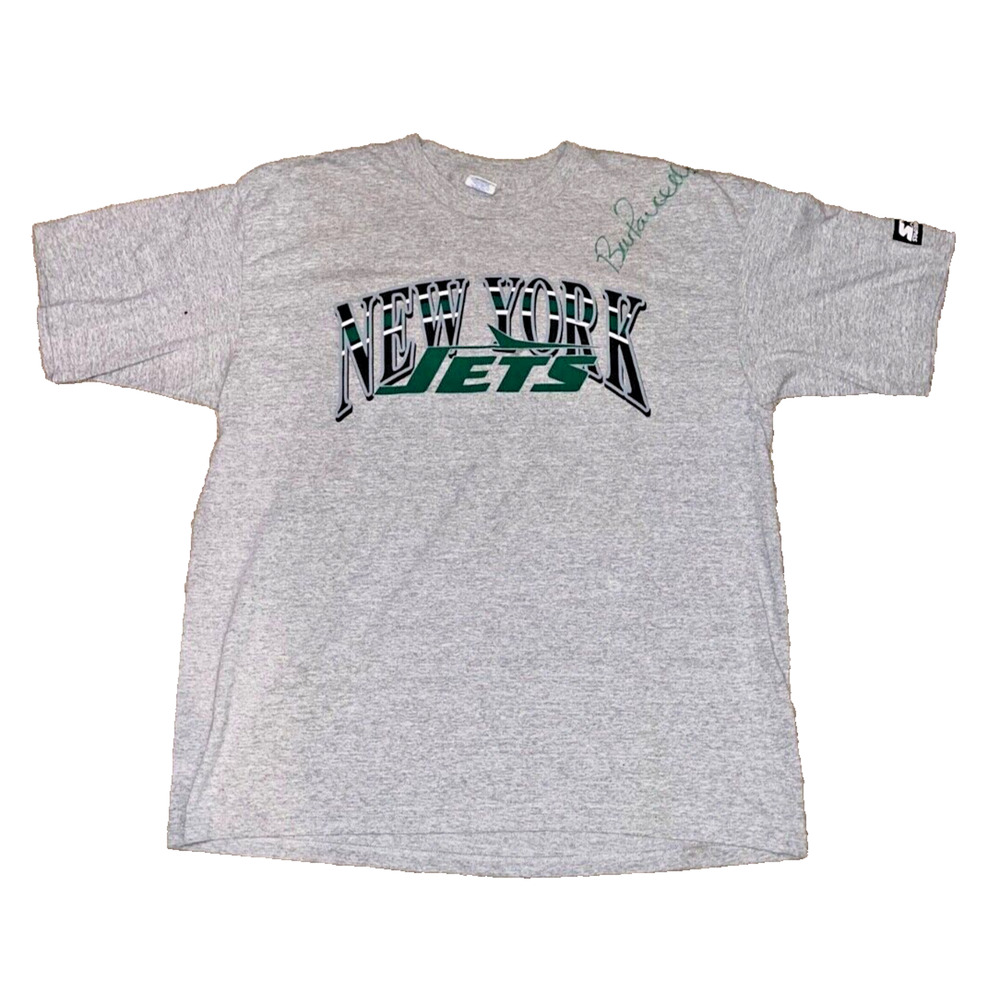 New York Jets Starter T Shirt XL Bill Parcells Signed Auto USA Rare NFL Vintage - Picture 4 of 12